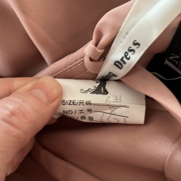 Elegant Pink Halter Bridesmaid | Prom Maxi Dress with Open Back - Picture 7 of 12